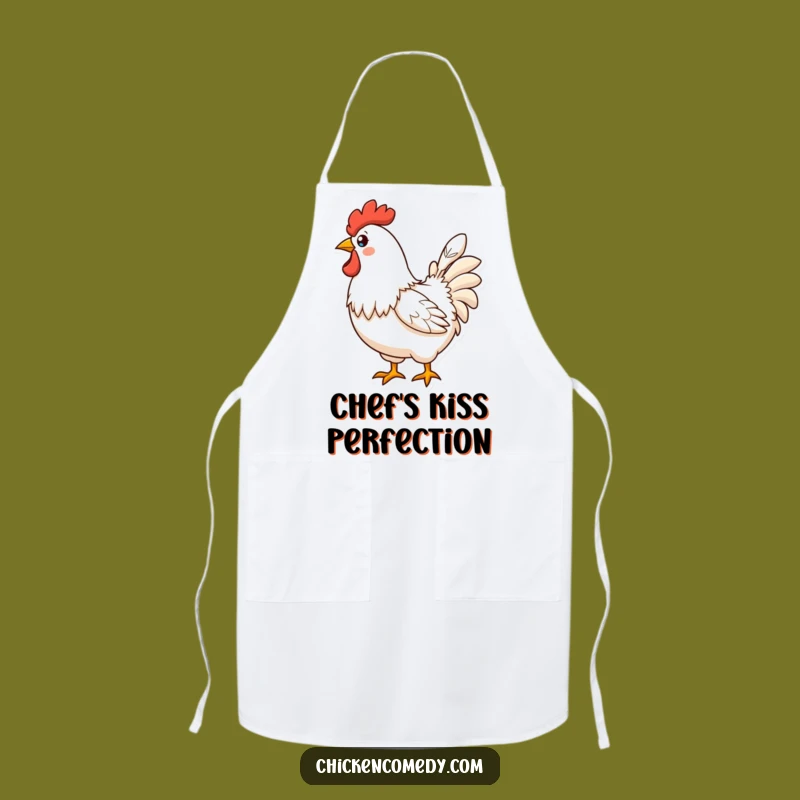Funny Proud Chicken Feather Apron: Cook with Style and Laughter