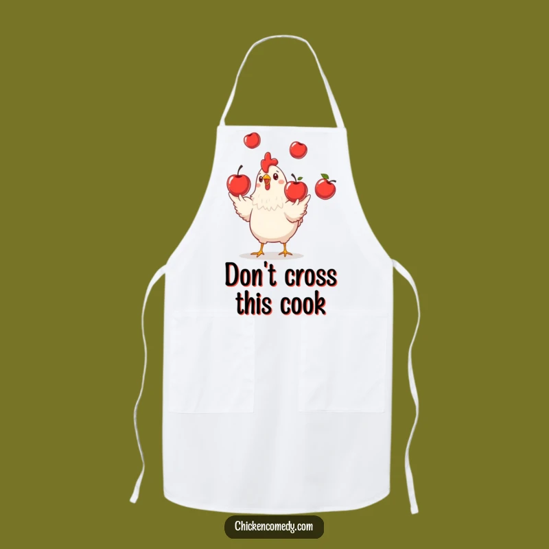 Funny Chicken Barista Apron: Playful Kitchen Accessory for Farm Lovers
