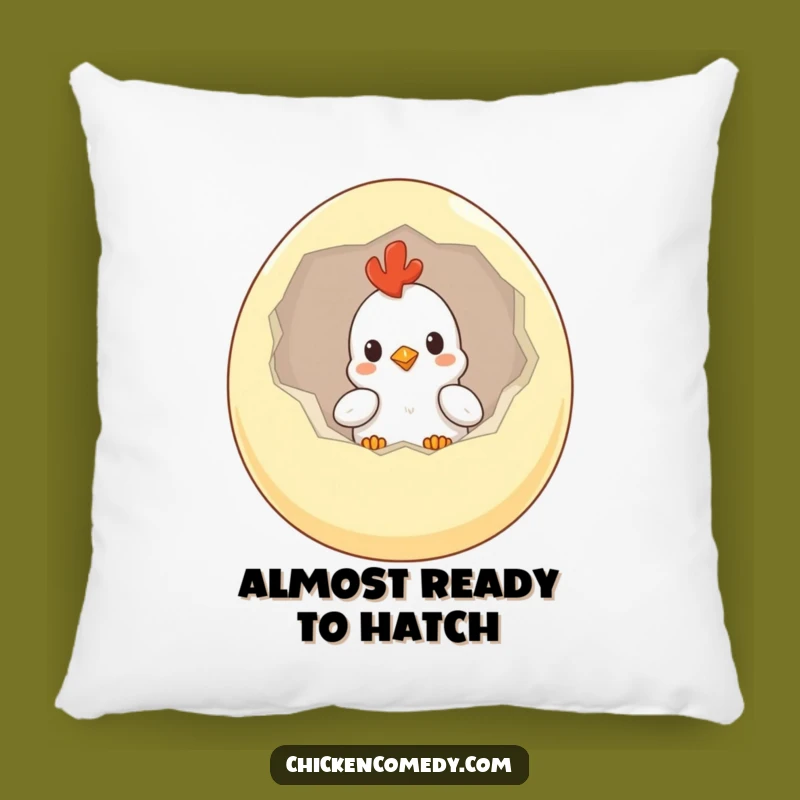 Funny Curious Chicken Pillow: Snuggle Up with this Hilarious Egg Surprise