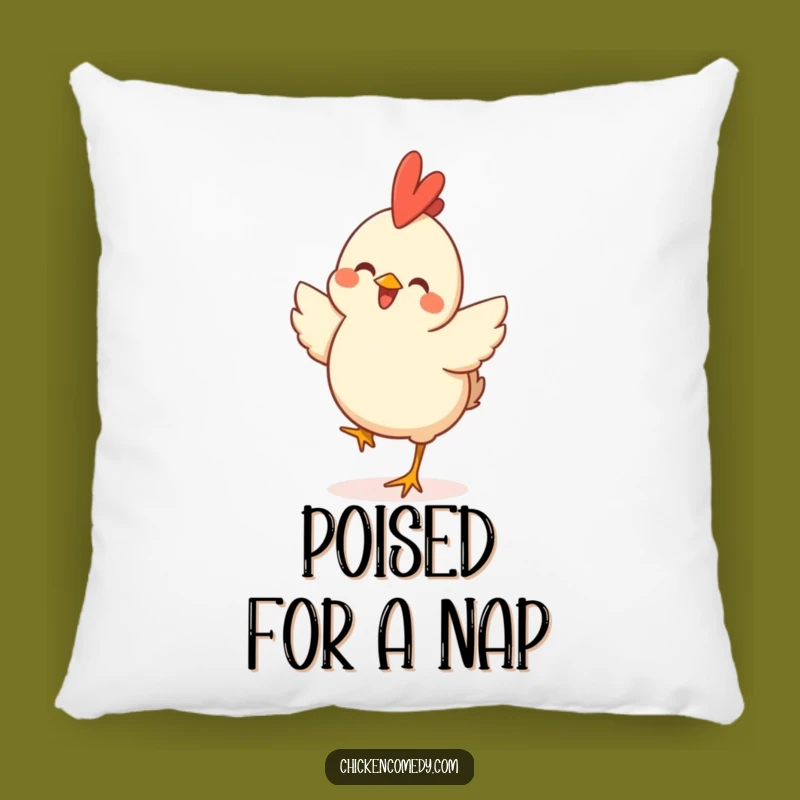 Funny Happy Chicken Hop Pillow: Snuggle with Joyful Comfort and Laughter