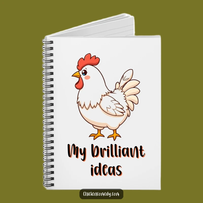 Funny Proud Chicken Feather Notebook: Jot Down Your Best Ideas with this Journal