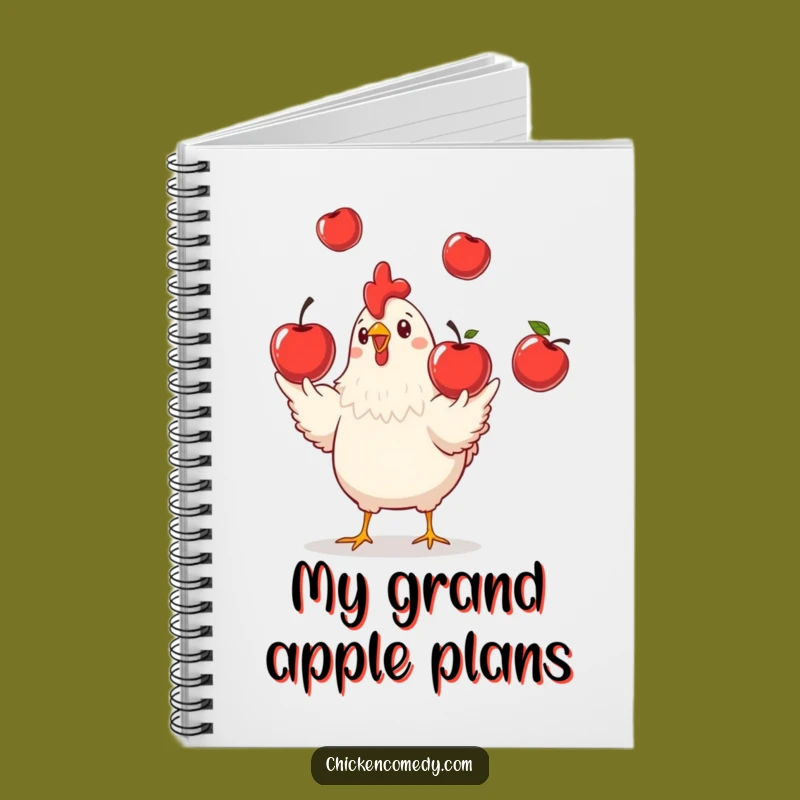 Funny Chicken Juggling Notebook: Jot Down Ideas with This Playful Farm Journal